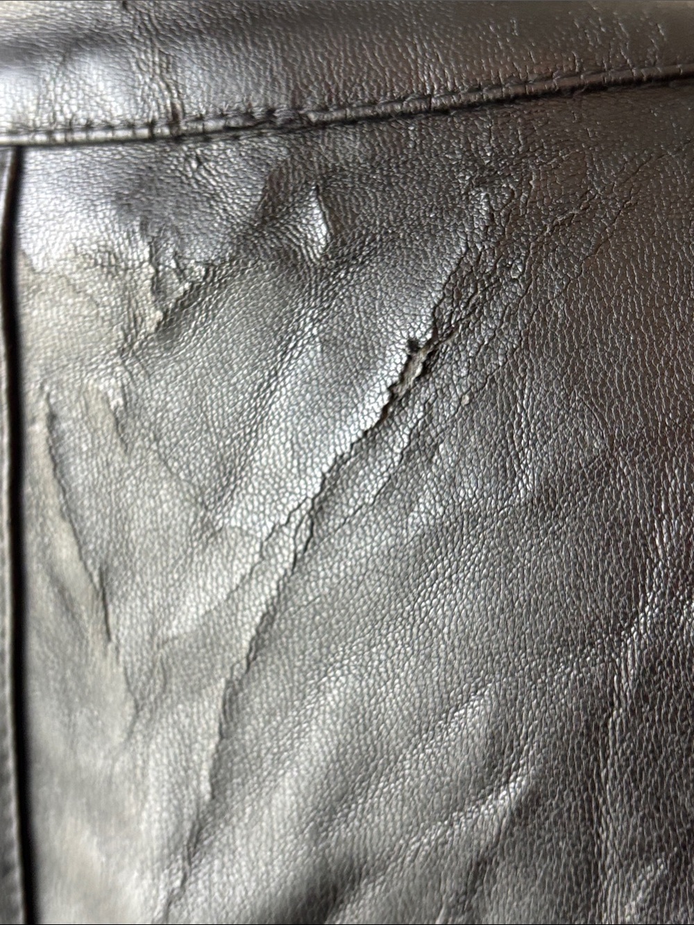 Ashley Stewart Black Faux Leather Zip-Front Jacket - Picture 7 of 13